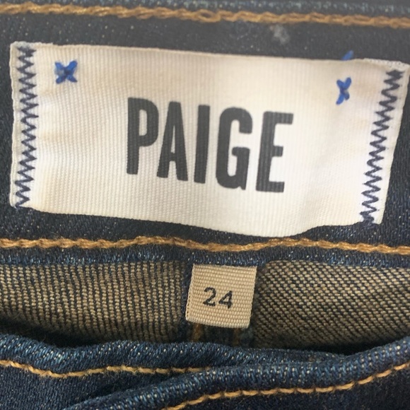 Paige Skyline Skinny Jeans Zipped Ankle - Picture 3 of 6